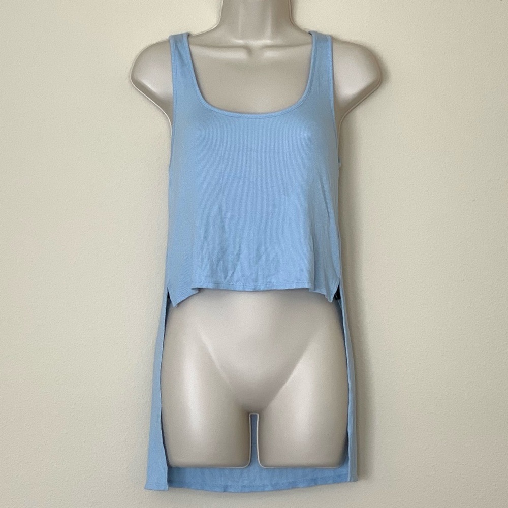 Marciano High Low Rib Tank Top